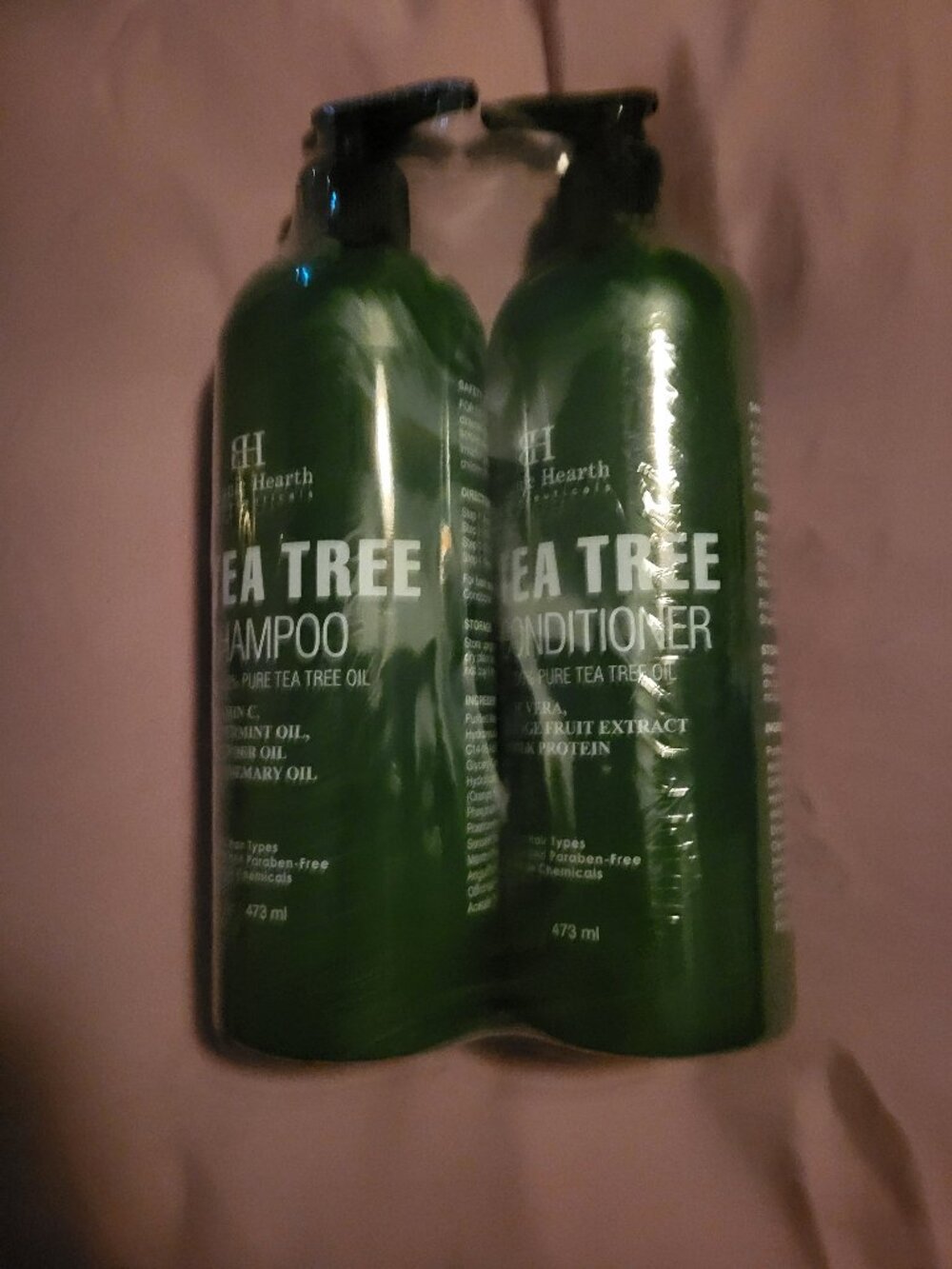NWT Botanic Hearth Tea Tree Shampoo & Conditioner Set - 16 oz